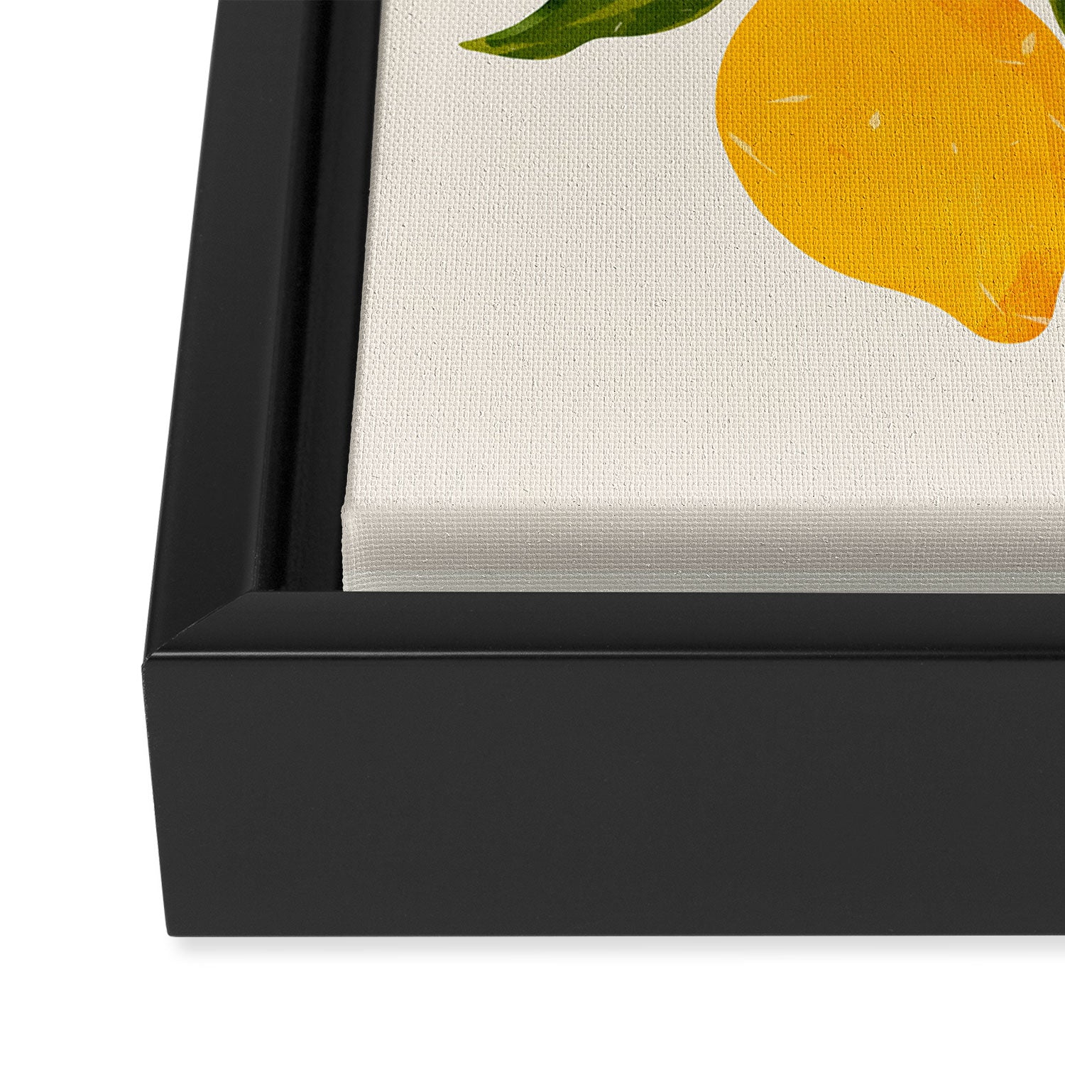 Lemon 3 Framed Canvas Print Gallery Image 3