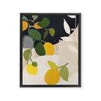 Lemon Abstract Art Framed Canvas Print Gallery Image 6