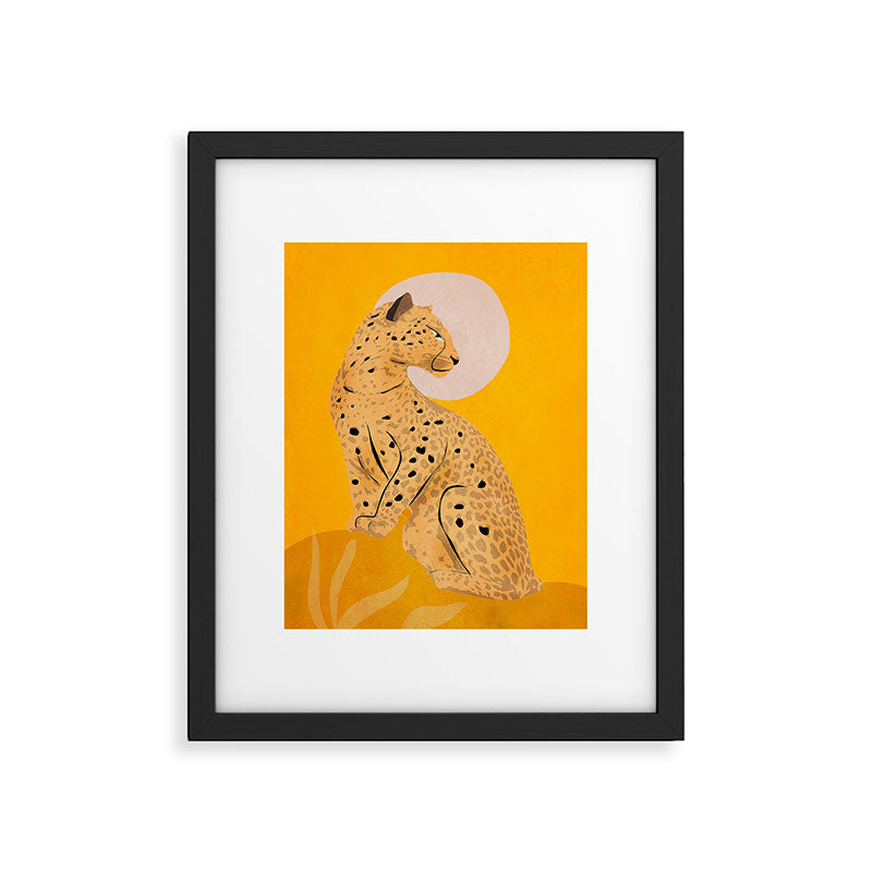Leopard Framed Art Print Gallery Image 5