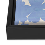 Light Blue Flowers Framed Canvas Print Gallery Image 3