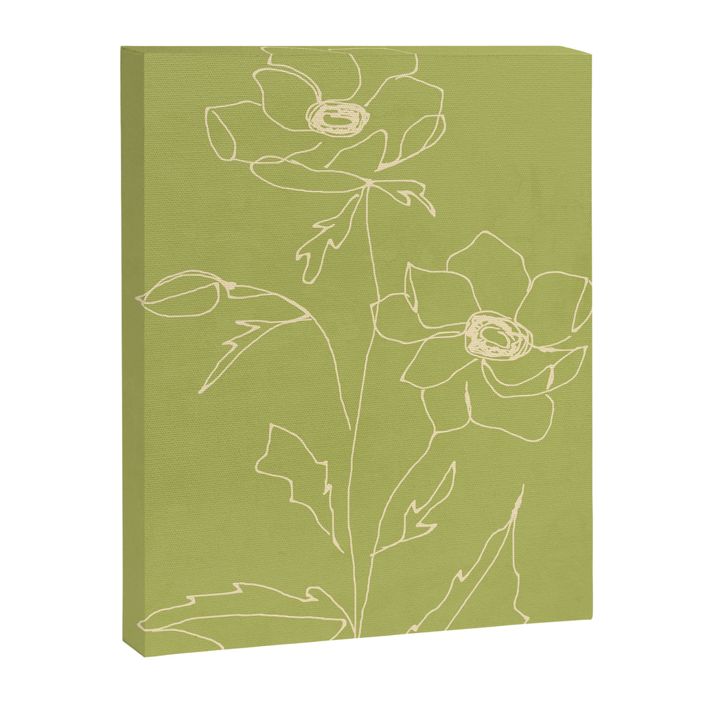 Line Drawing Flowers 2 Canvas Print Gallery Image 6