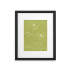 Line Drawing Flowers 2 Framed Art Print Gallery Image 4