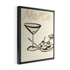 Martini 6 Framed Canvas Print Gallery Image 2