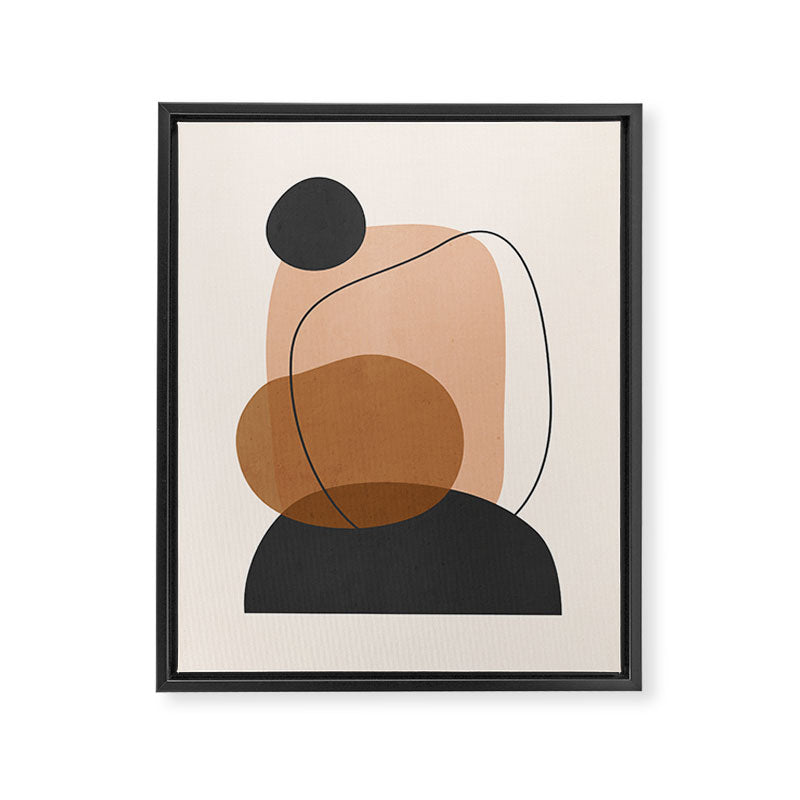 Minimal Abstract Art 12 Framed Canvas Print Gallery Image 6