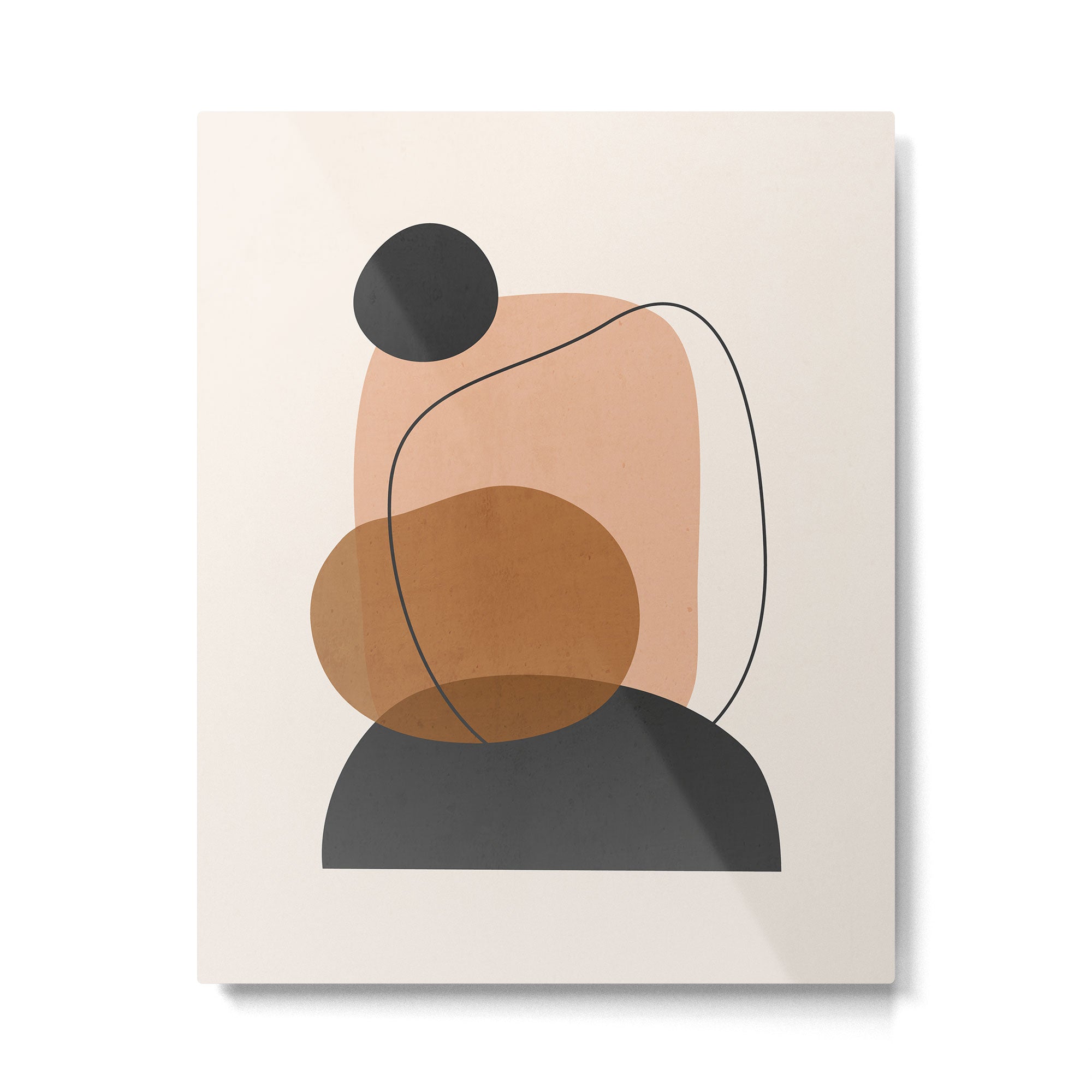 Minimal Abstract Art 12 Metal Print Gallery Image 4