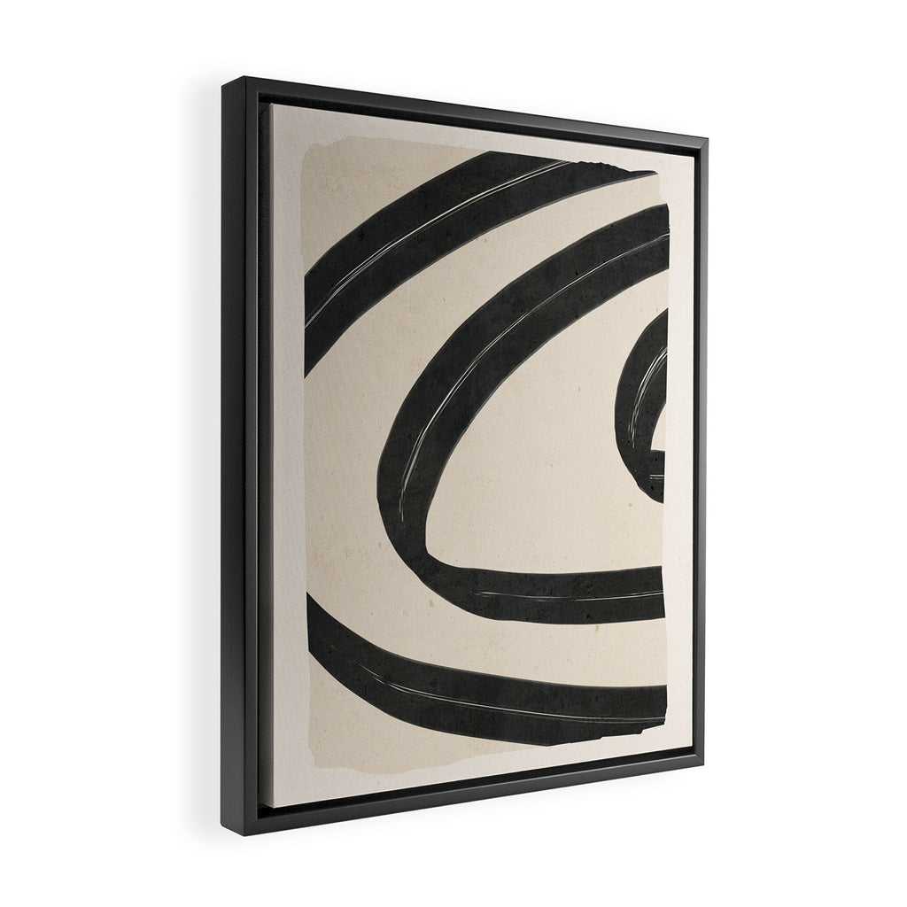Minimal Abstract Art 17 Framed Canvas Print Gallery Image 2