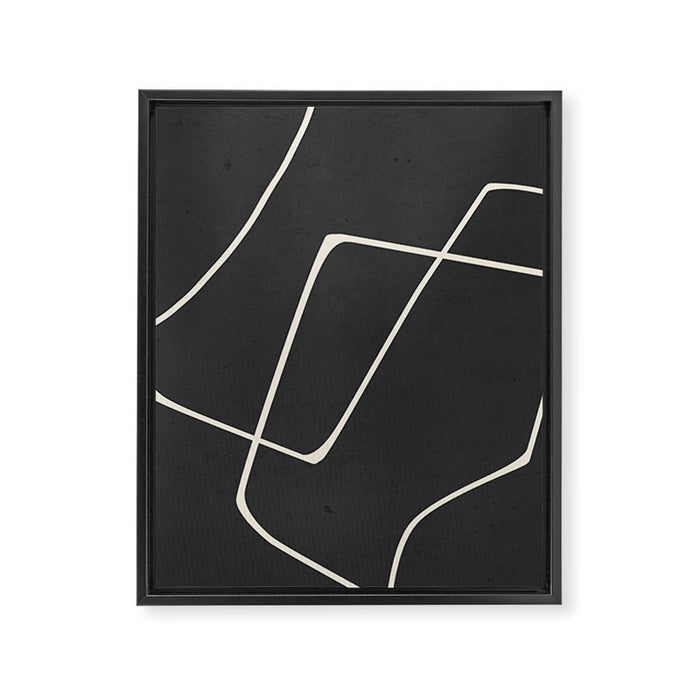 Minimal Abstract Art 25 Framed Canvas Print Gallery Image 1