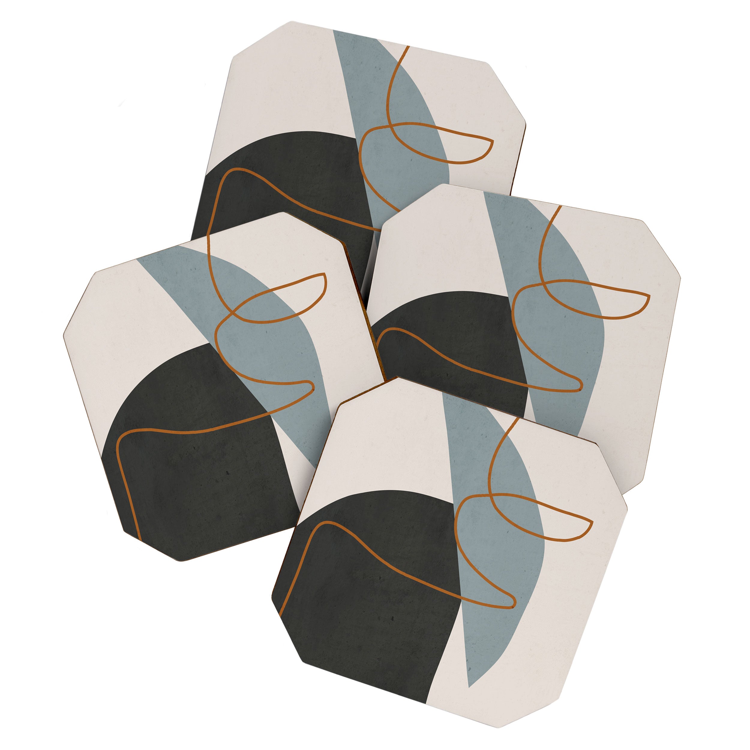 Minimal Abstract Art 3 Coaster Gallery Image 1