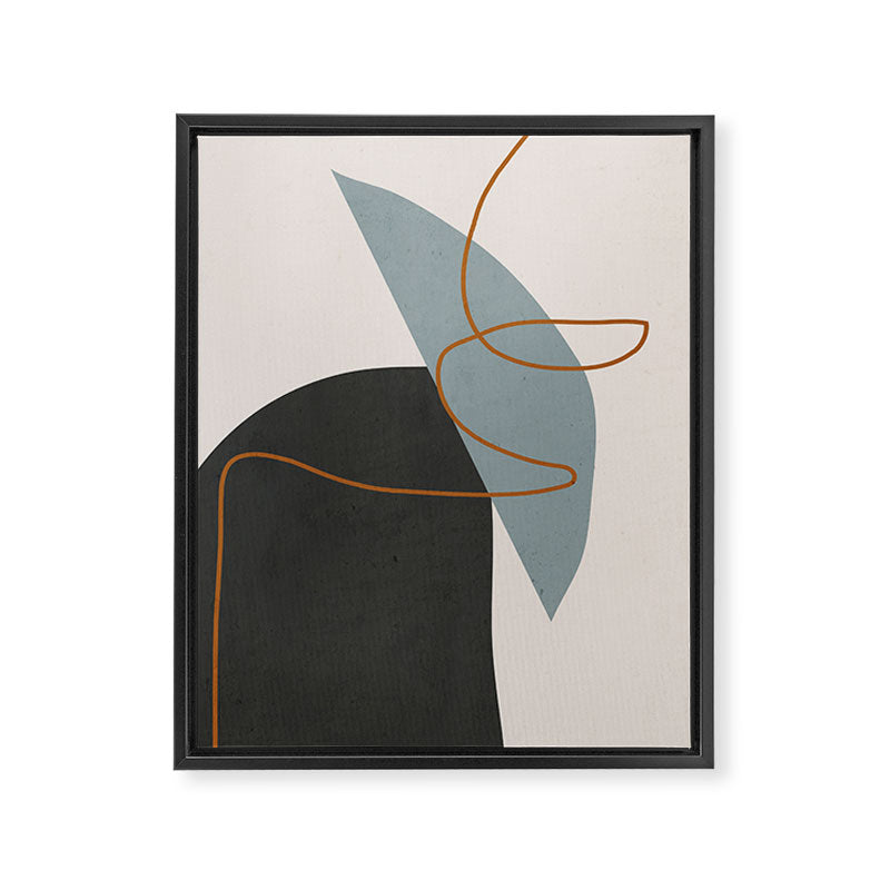 Minimal Abstract Art 3 Framed Canvas Print Gallery Image 6