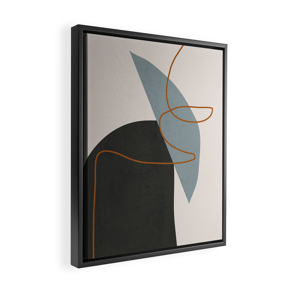 Minimal Abstract Art 3 Framed Canvas Print Gallery Image 2