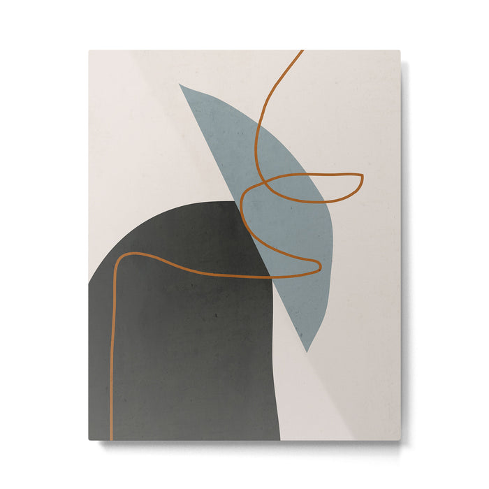 Minimal Abstract Art 3 Metal Print Gallery Image 1