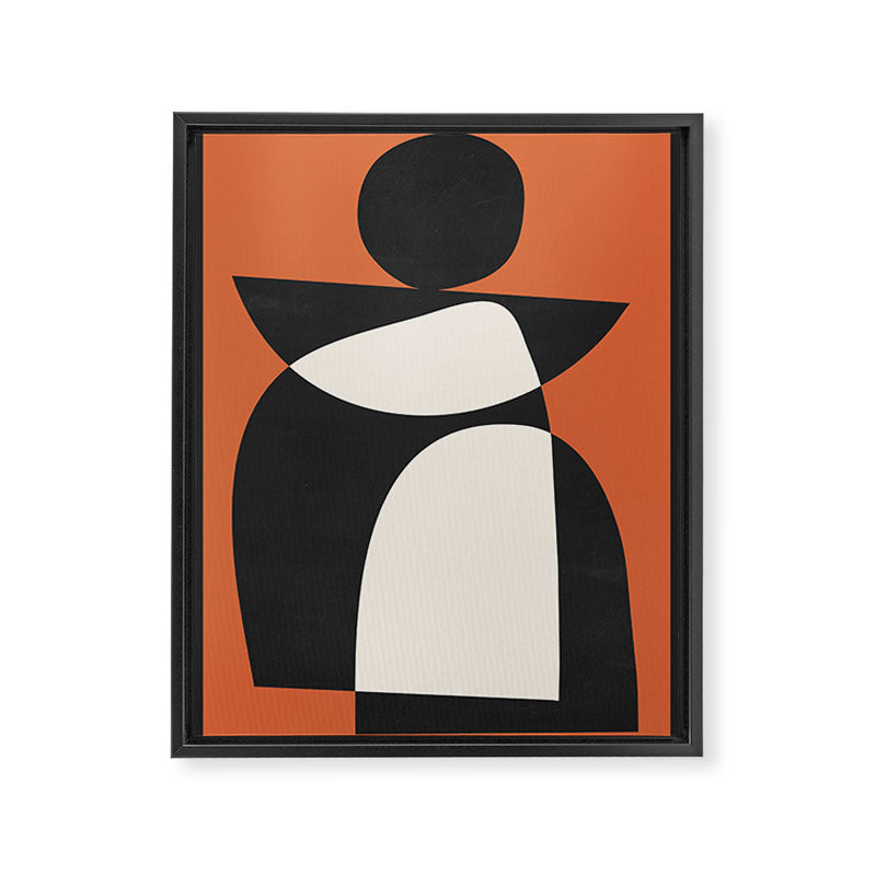 Minimal Abstract Art 39a Framed Canvas Print Gallery Image 6