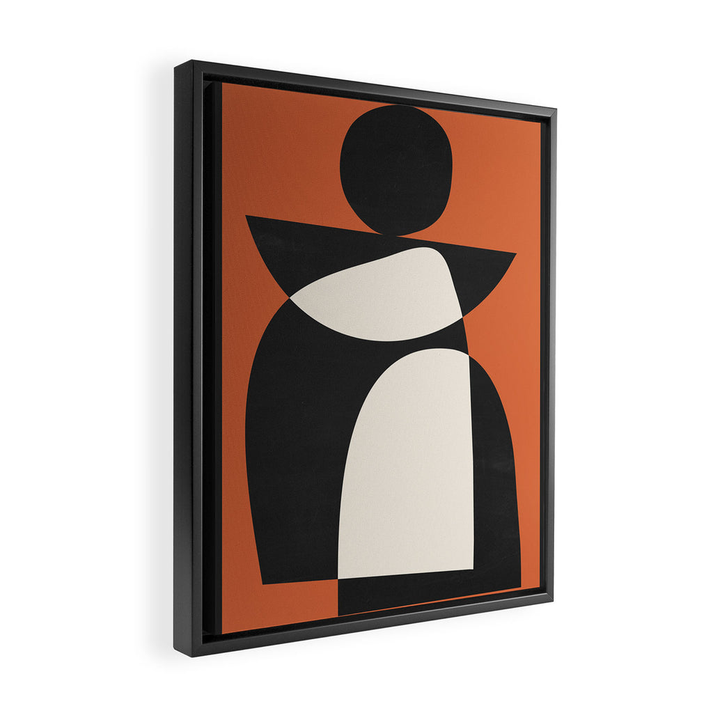 Minimal Abstract Art 39a Framed Canvas Print Gallery Image 2