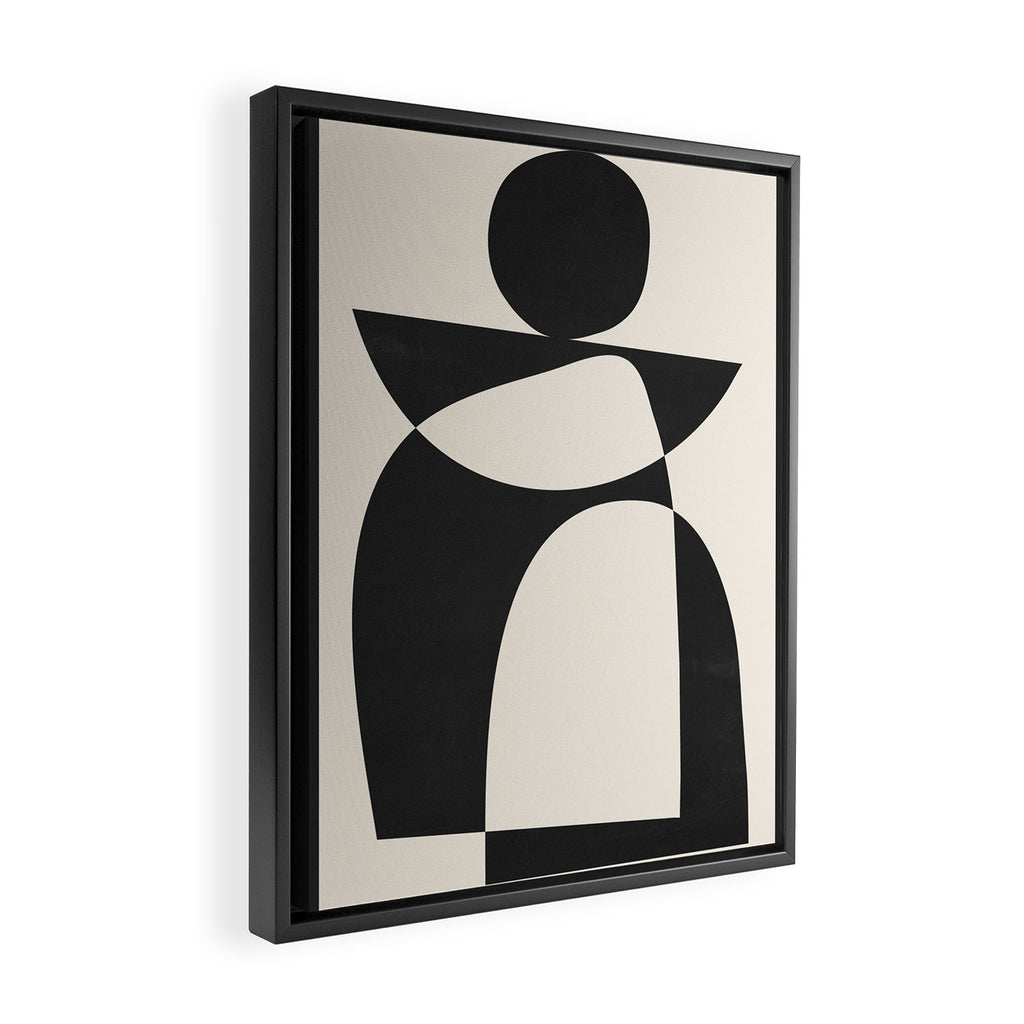 Minimal Abstract Art 39b Framed Canvas Print Gallery Image 2