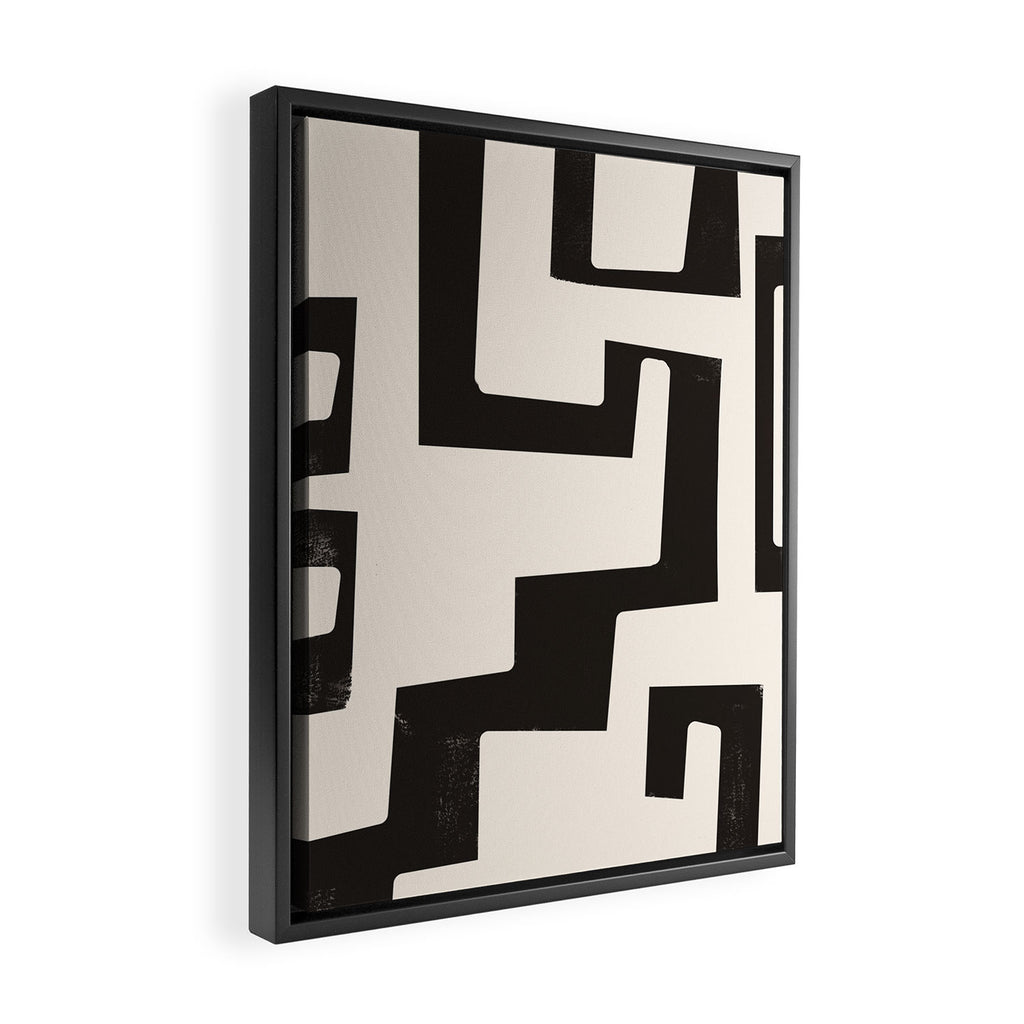 Minimal Abstract Art 69 Framed Canvas Print Gallery Image 2