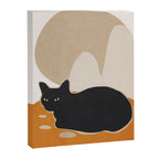 Minimal Abstract Art Cat 3 Canvas Print Gallery Image 6