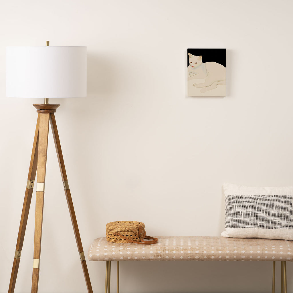 Minimal Abstract Art Cat 6 Canvas Print Gallery Image 2