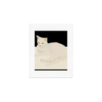 Minimal Abstract Art Cat 6 Art Print Gallery Image 1
