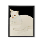 Minimal Abstract Art Cat 6 Framed Canvas Print Gallery Image 8