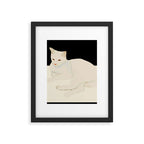 Minimal Abstract Art Cat 6 Framed Art Print Gallery Image 6