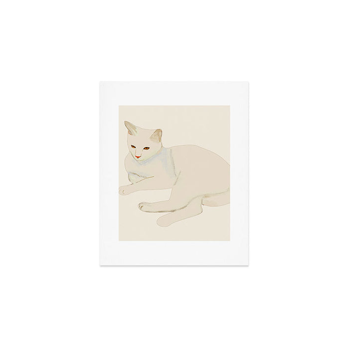 Minimal Abstract Art Cat 7 Art Print Gallery Image 1