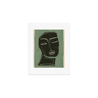 Minimal Abstract Art Face 2 Art Print Gallery Image 1