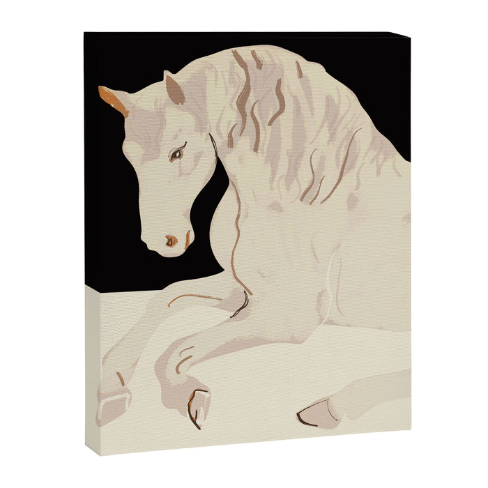 Minimal Abstract Art Horse 2 Canvas Print Gallery Image 1