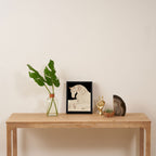 Minimal Abstract Art Horse 2 Framed Canvas Print Gallery Image 4