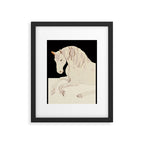 Minimal Abstract Art Horse 2 Framed Art Print Gallery Image 5