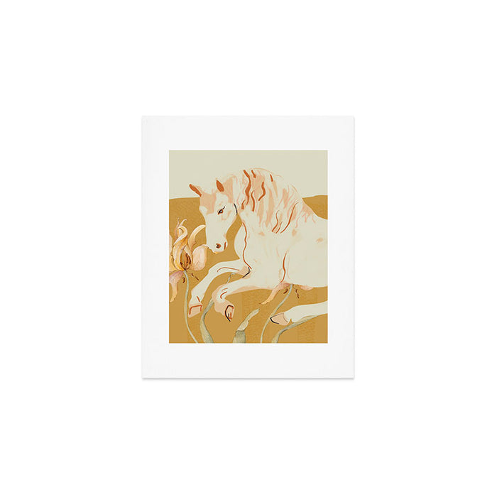 Minimal Abstract Art Horse Art Print Gallery Image 1