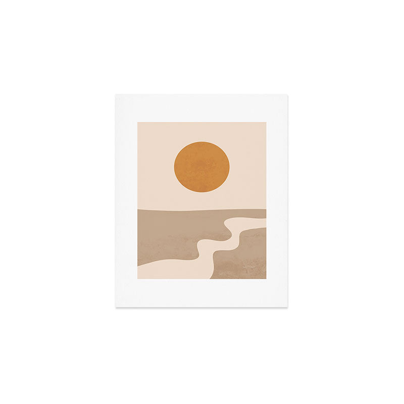 Minimal Abstract Art Landscape 6 Art Print Gallery Image 1