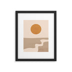 Minimal Abstract Art Landscape 6 Framed Art Print Gallery Image 5