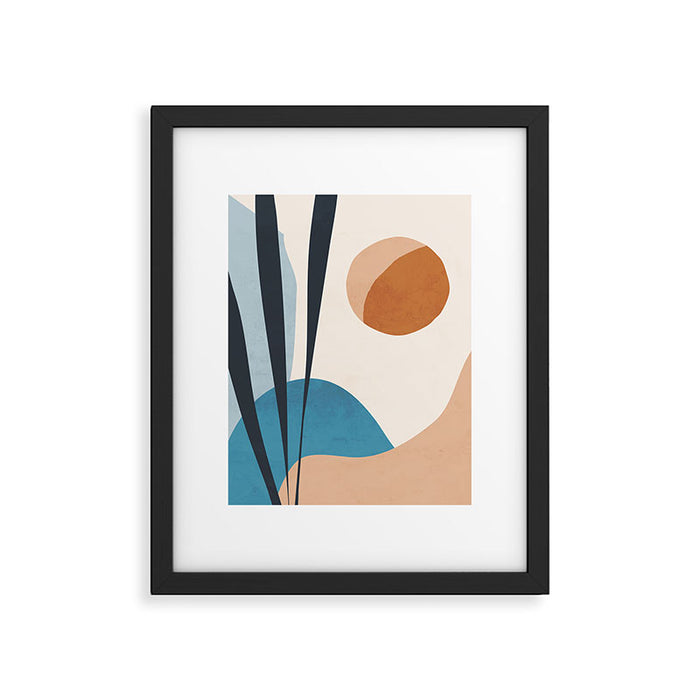 Minimal Abstract Art Landscape 10 Framed Art Print Gallery Image 1