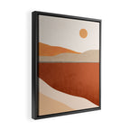 Minimal Abstract Art Landscape 11 Framed Canvas Print Gallery Image 2