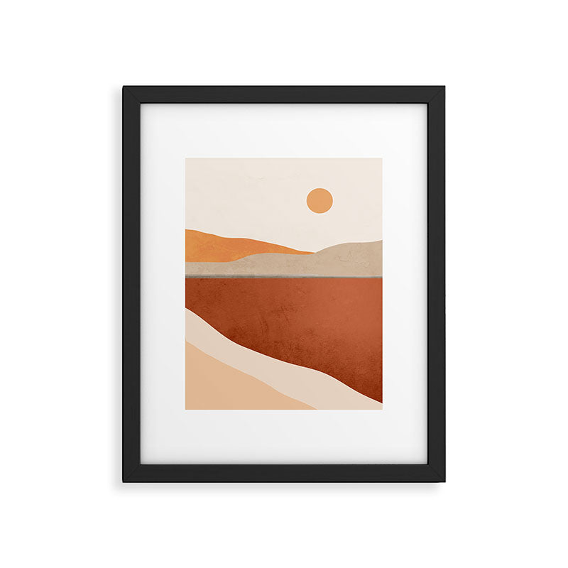 Minimal Abstract Art Landscape 11 Framed Art Print Gallery Image 5