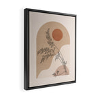 Minimal Abstract Art Landscape 15 Framed Canvas Print Gallery Image 2