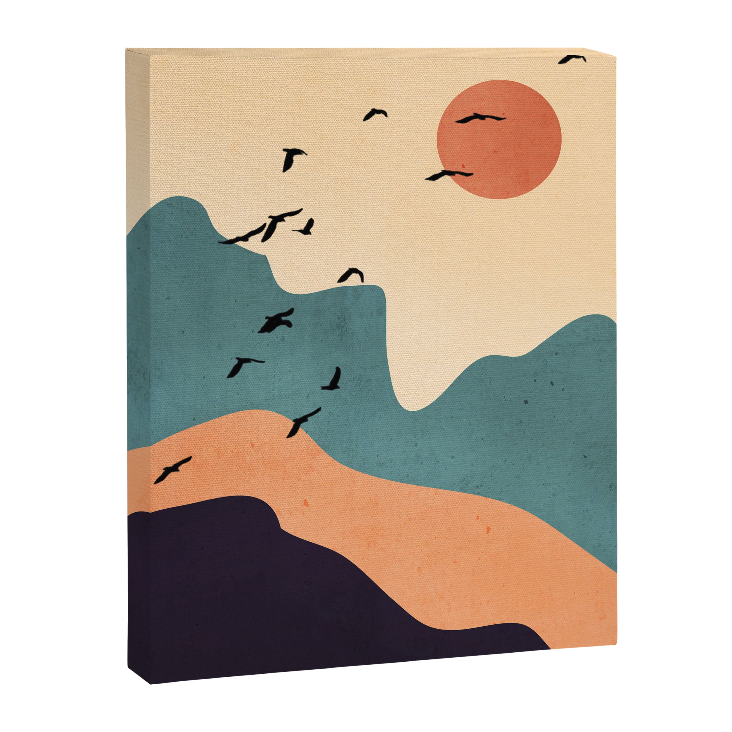 Minimal Abstract Art Landscape 19 Canvas Print Gallery Image 6