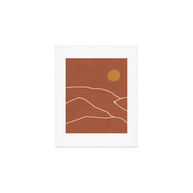 Minimal Abstract Art Landscape 2 Art Print Gallery Image 1