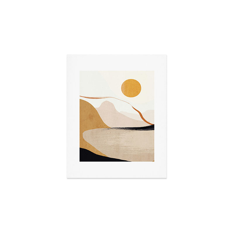Minimal Abstract Art Landscape 31 Art Print Gallery Image 1