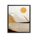 Minimal Abstract Art Landscape 31 Framed Canvas Print Gallery Image 6
