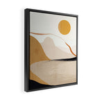 Minimal Abstract Art Landscape 31 Framed Canvas Print Gallery Image 2