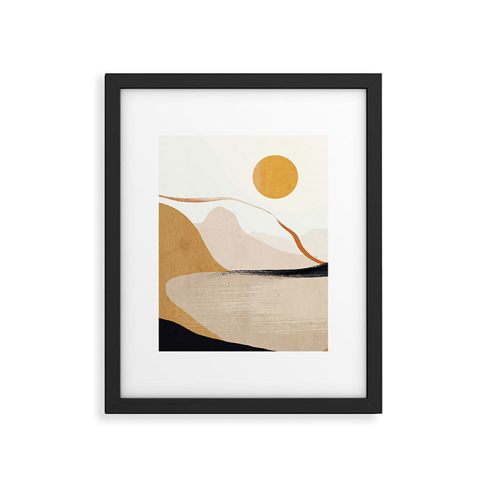 Minimal Abstract Art Landscape 31 Framed Art Print Gallery Image 1