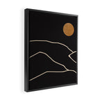 Minimal Abstract Art Landscape 38 Framed Canvas Print Gallery Image 2