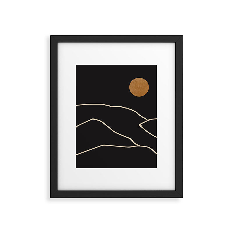 Minimal Abstract Art Landscape 38 Framed Art Print Gallery Image 6