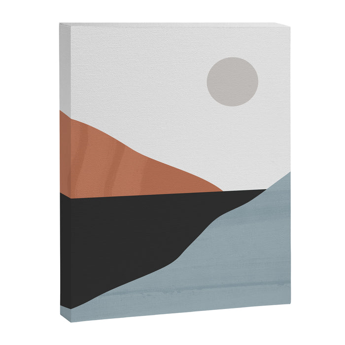 Minimal Abstract Art Landscape 7 Canvas Print Gallery Image 1