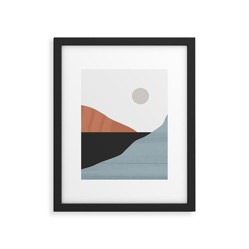 Minimal Abstract Art Landscape 7 Framed Art Print Gallery Image 5