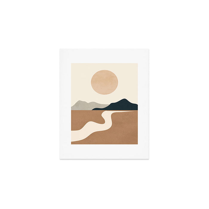 Minimal Abstract Art Landscape 8 Art Print Gallery Image 1