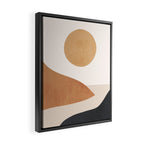 Minimal Abstract Art Landscape 9 Framed Canvas Print Gallery Image 2