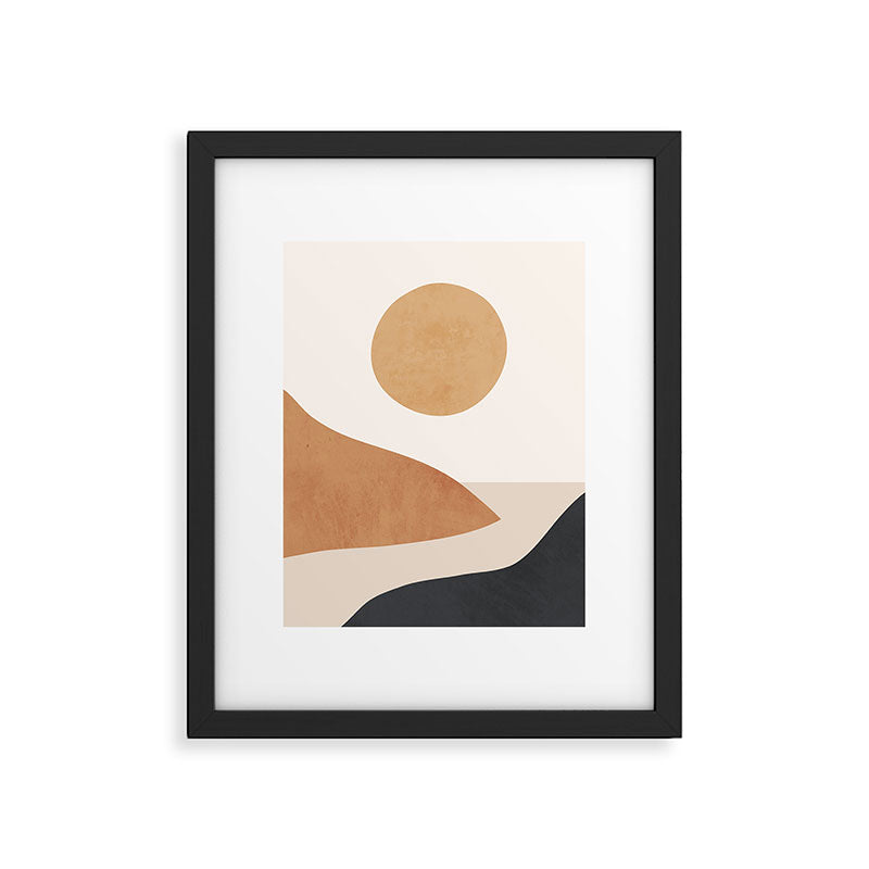 Minimal Abstract Art Landscape 9 Framed Art Print Gallery Image 5