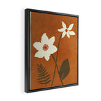 Minimal Abstract Art Landscape Flowers 4 Framed Canvas Print Gallery Image 2